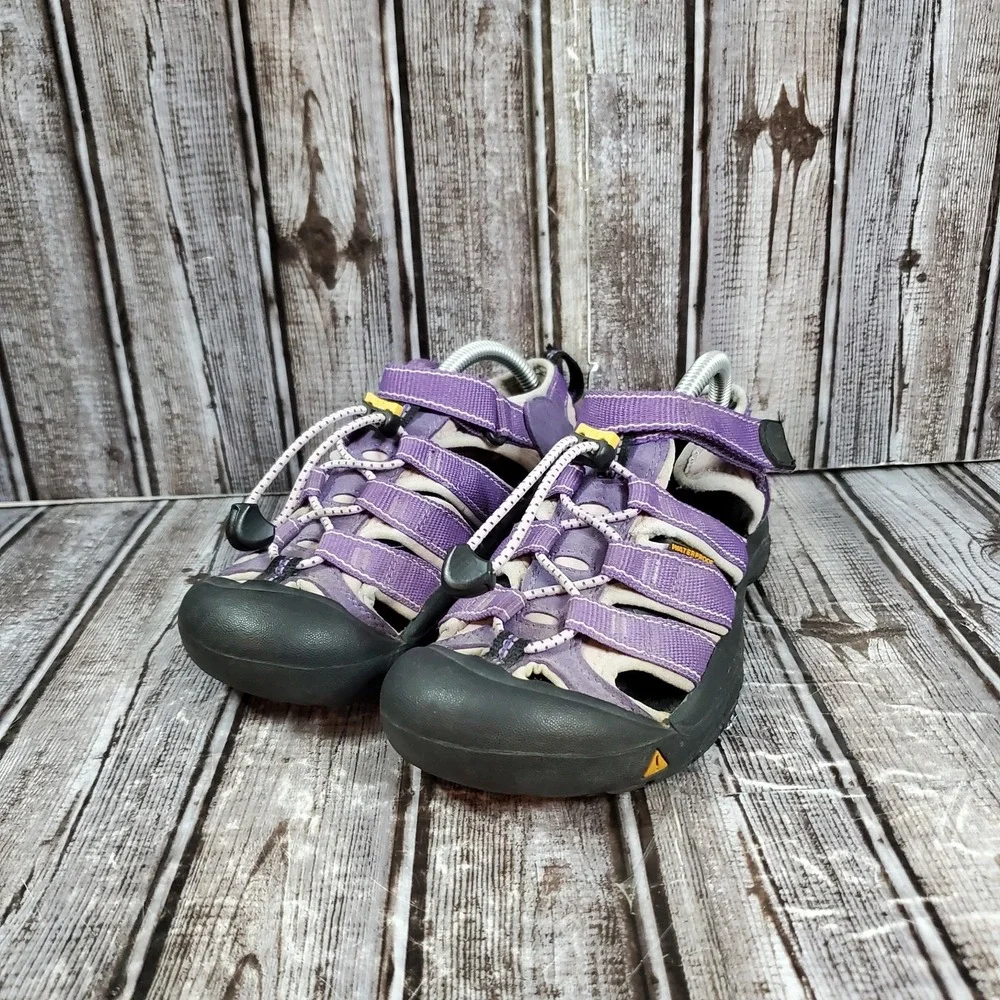 KEEN Youth Newport H2 Waterproof Sandals Purple Hiking Shoes 1006549 Size 3